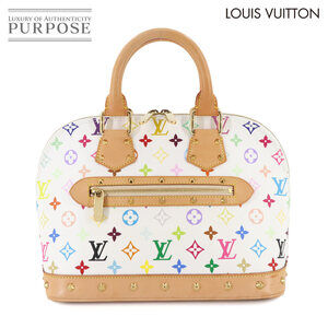 Louis Vuitton Monogram Multicolore Multicolor Alma Handbag Bron White